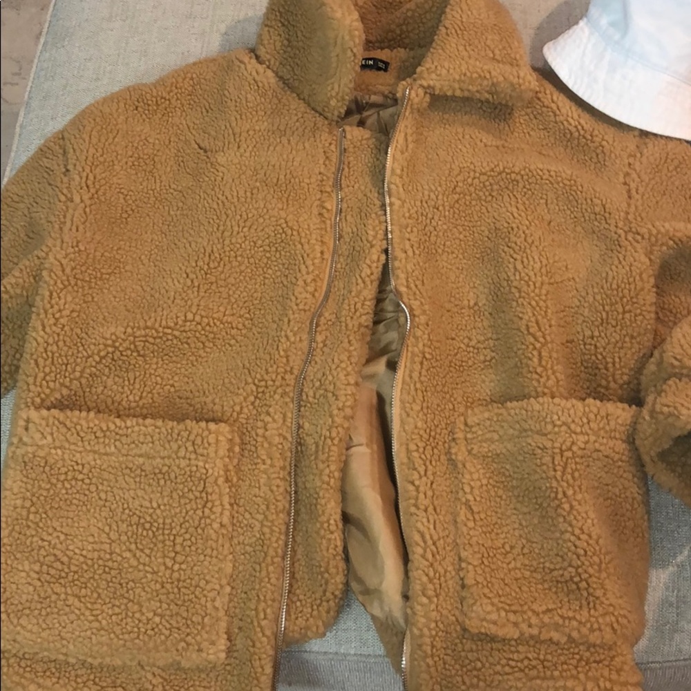 Shein furry jacket
